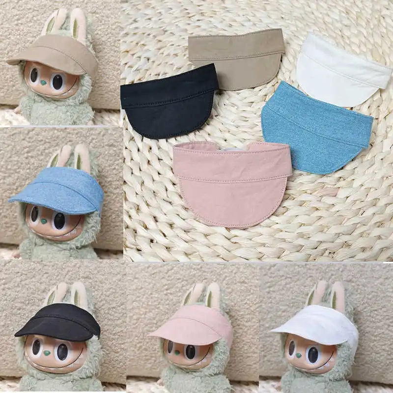 Mini Cap for 17cm Labubu Dolls | Cute Doll Hat Accessory