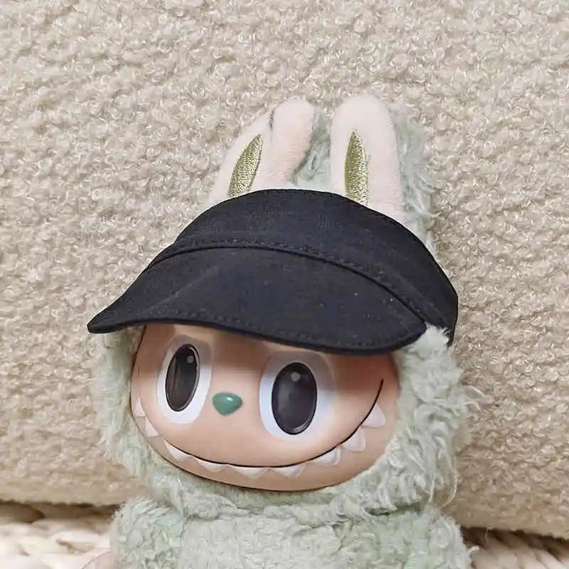 Mini Cap for 17cm Labubu Dolls | Cute Doll Hat Accessory