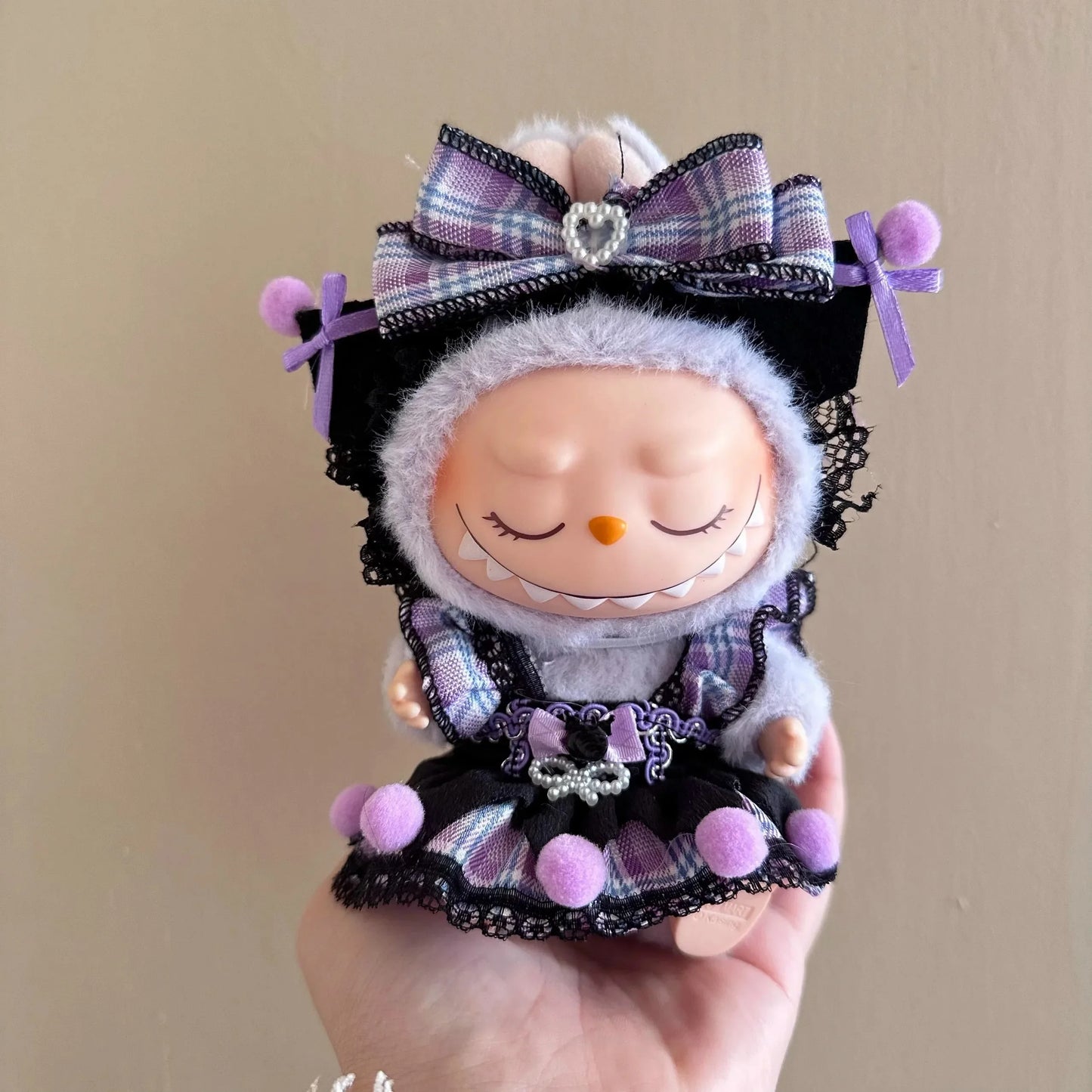 Purple Dress Doll Set