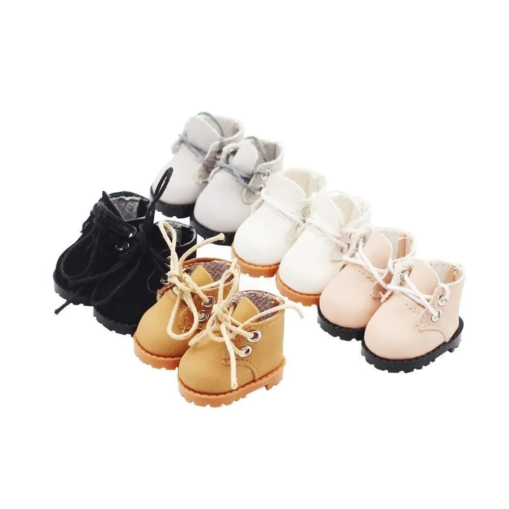 Leather Doll Shoes for 17cm Labubu