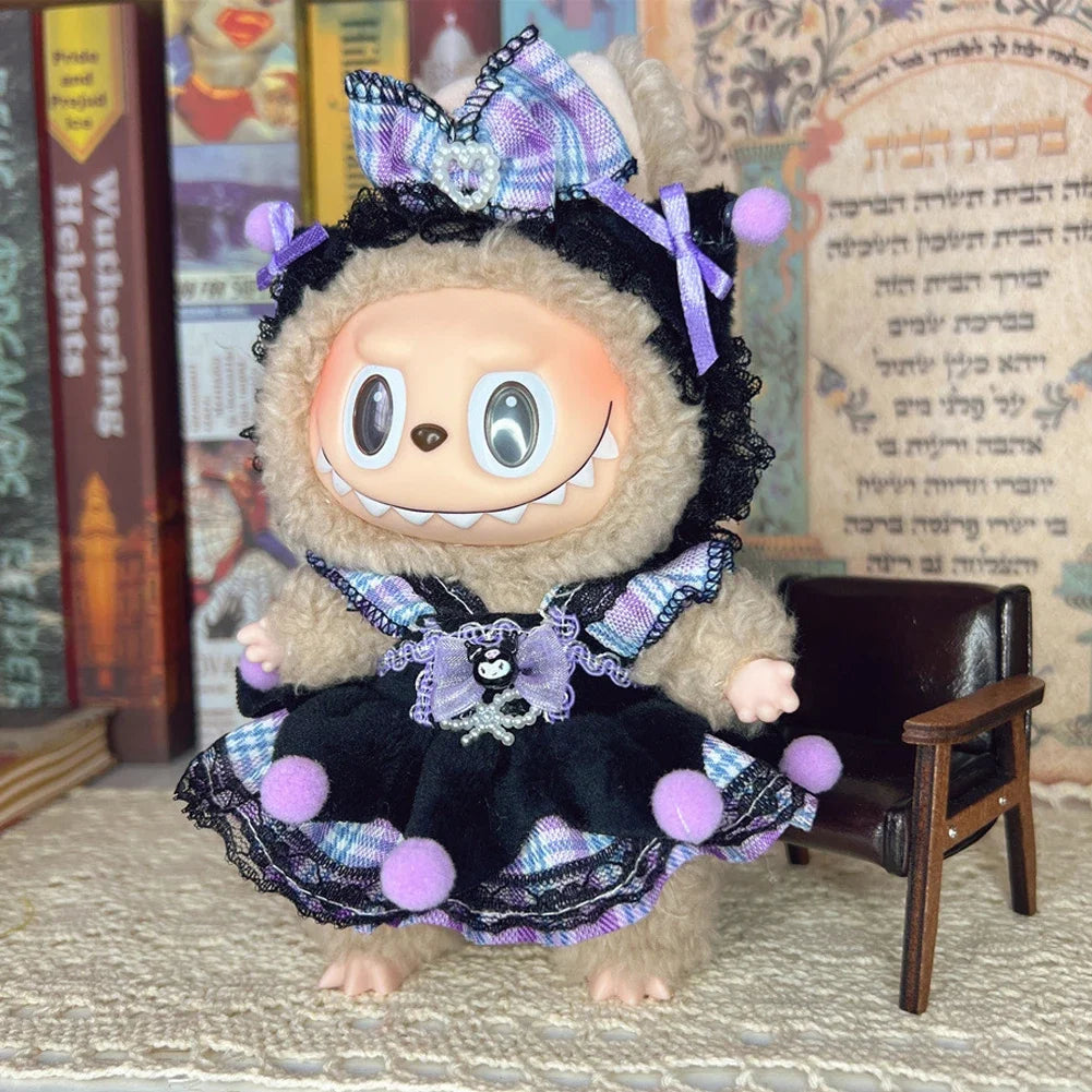 Purple Dress Doll Set
