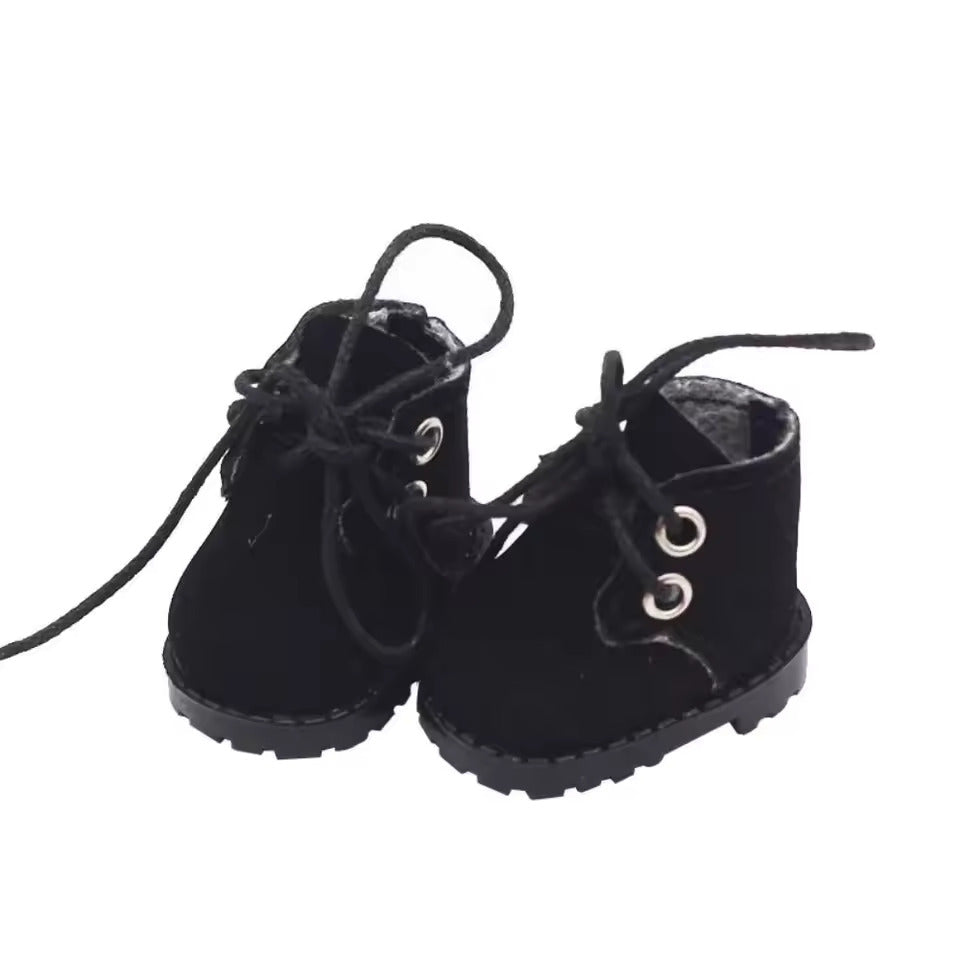 Leather Doll Shoes for 17cm Labubu