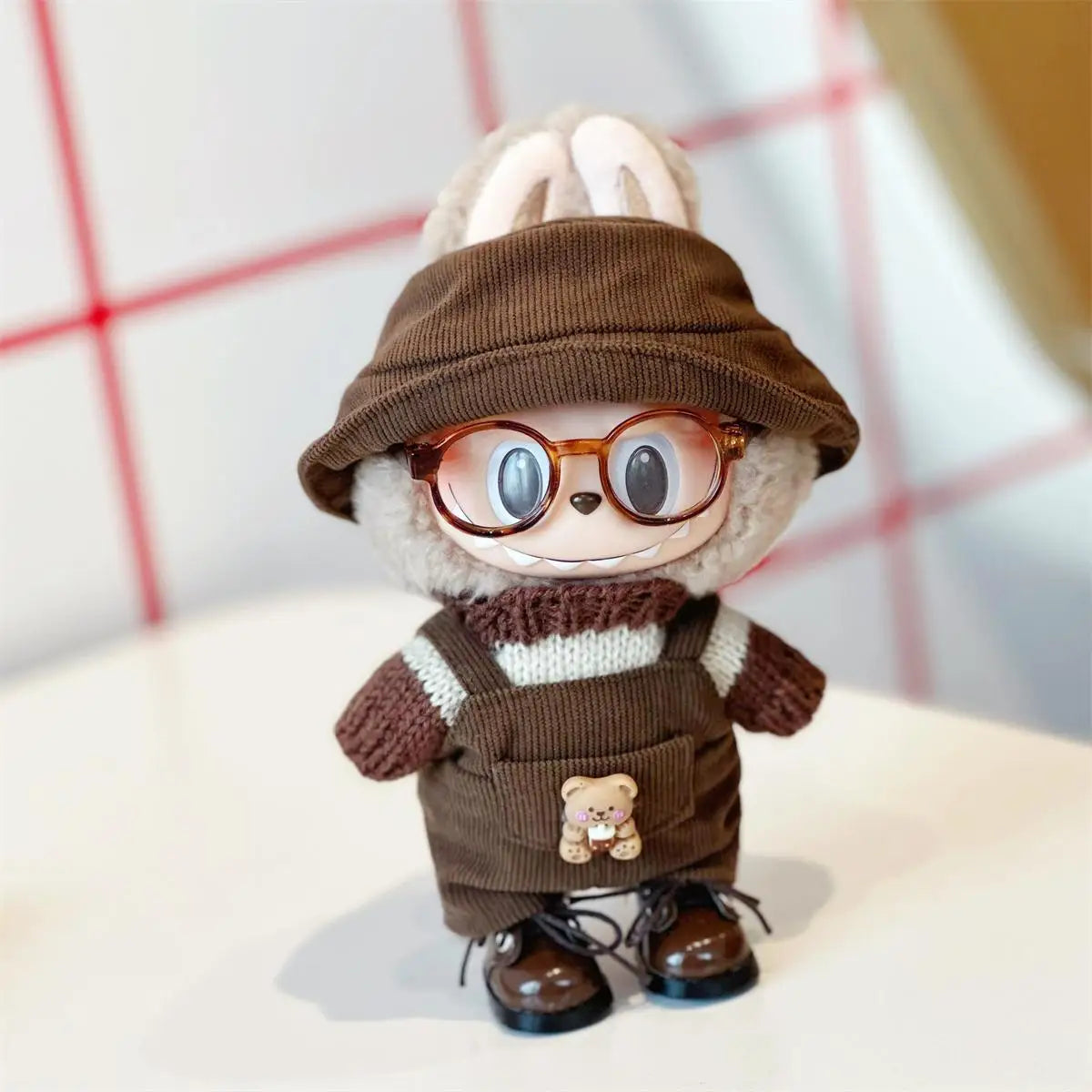 Fisherman Hat Overalls Set