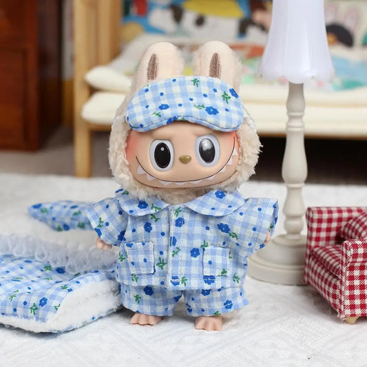 Plaid Floral Pajamas Set